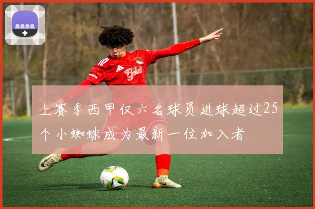 上赛季西甲仅六名球员进球超过25个小蜘蛛成为最新一位加入者